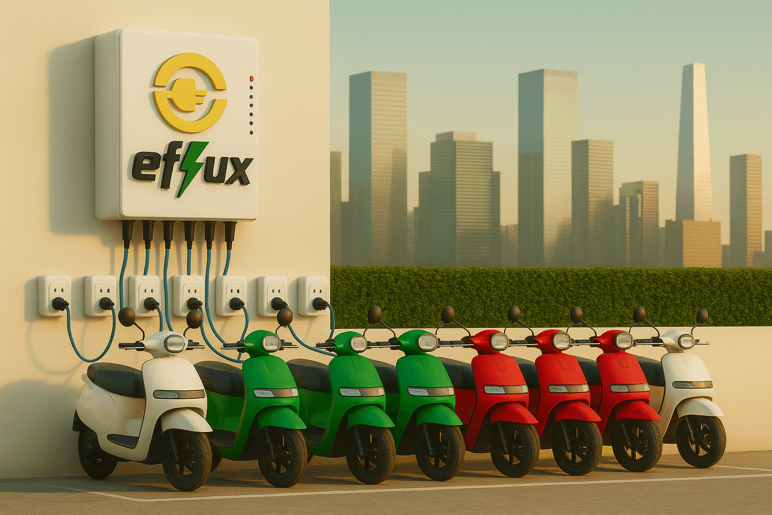 Trạm sạc EFLUX 10 cổng